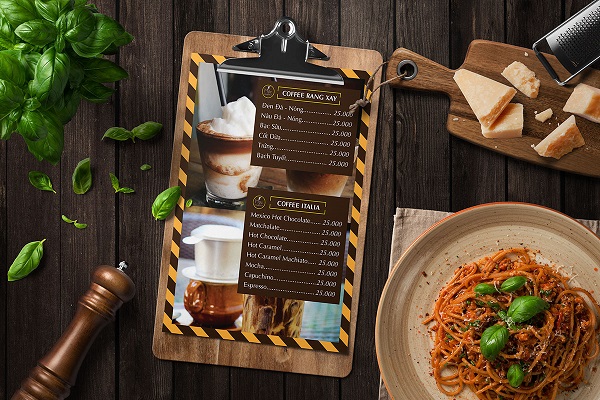 giấy in menu